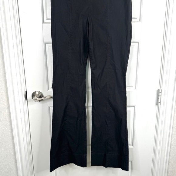 ANTHROPOLOGIE Maeve Strapless Slim Flare Jumpsuit NEW Size 10 Black Magic Fabric - Picture 5 of 14